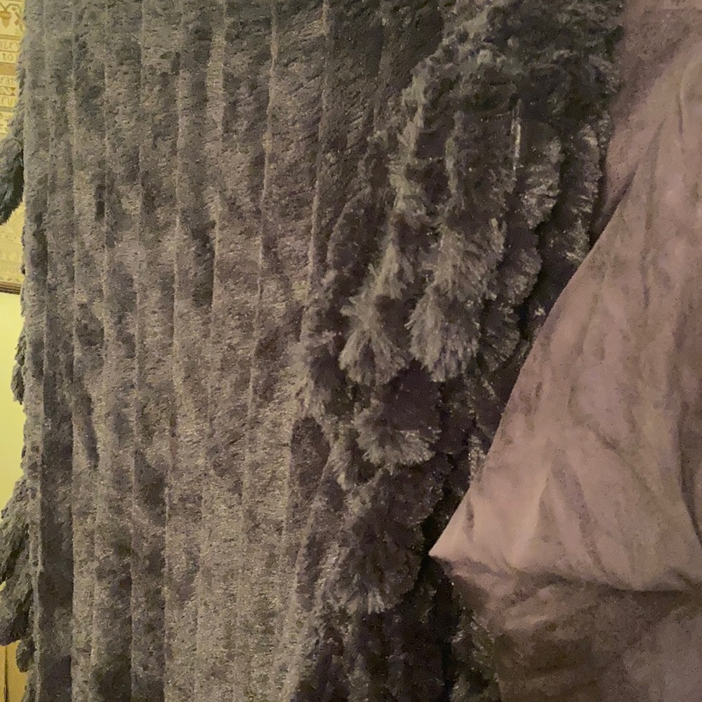 Z Gallerie Faux Fur throw